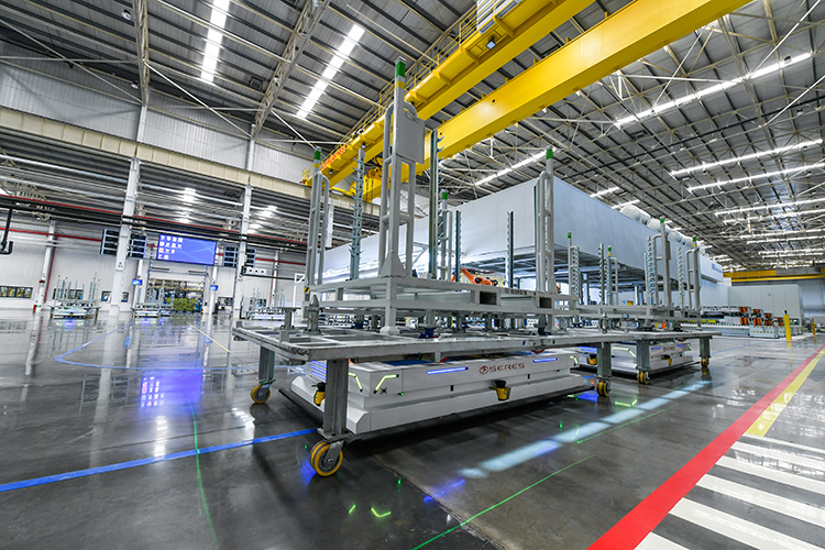 走進(jìn)賽力斯重慶智慧工廠aito問界m5生產(chǎn)過程揭秘